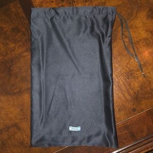 One single satin Prada dust bag
